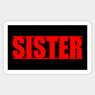 Fire Fighter Sister Sticker